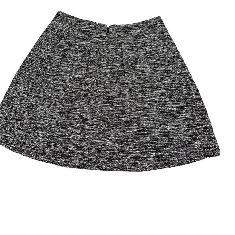 Madewell J. Crew Countdown Tweed Mini Pleated Skirt size 2